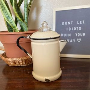 Vintage CoffeeTea Pot Percolator ☕️🌅👗🏘🌻🍳🌆🍵